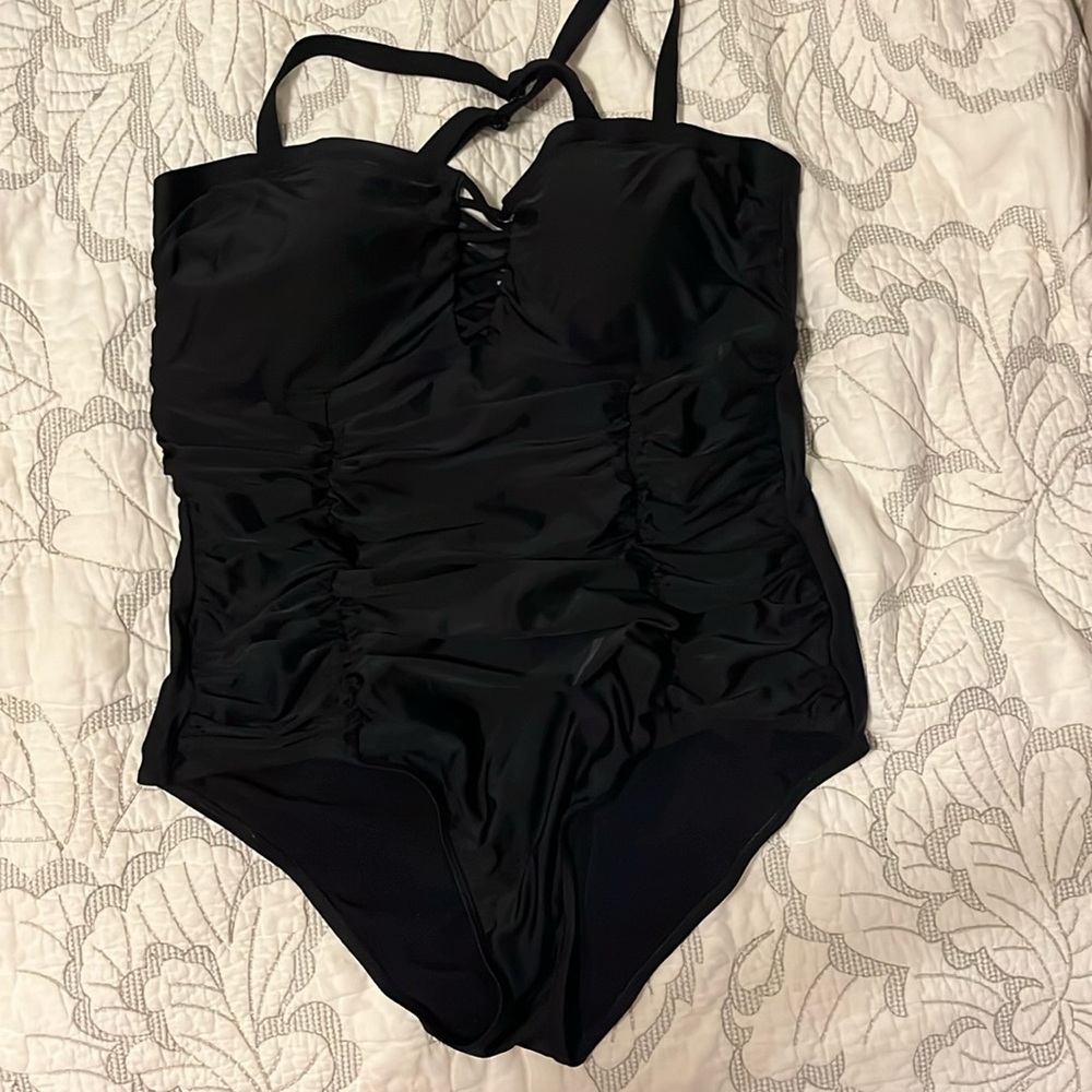 Torrid Sz2 Black Swimsuit
